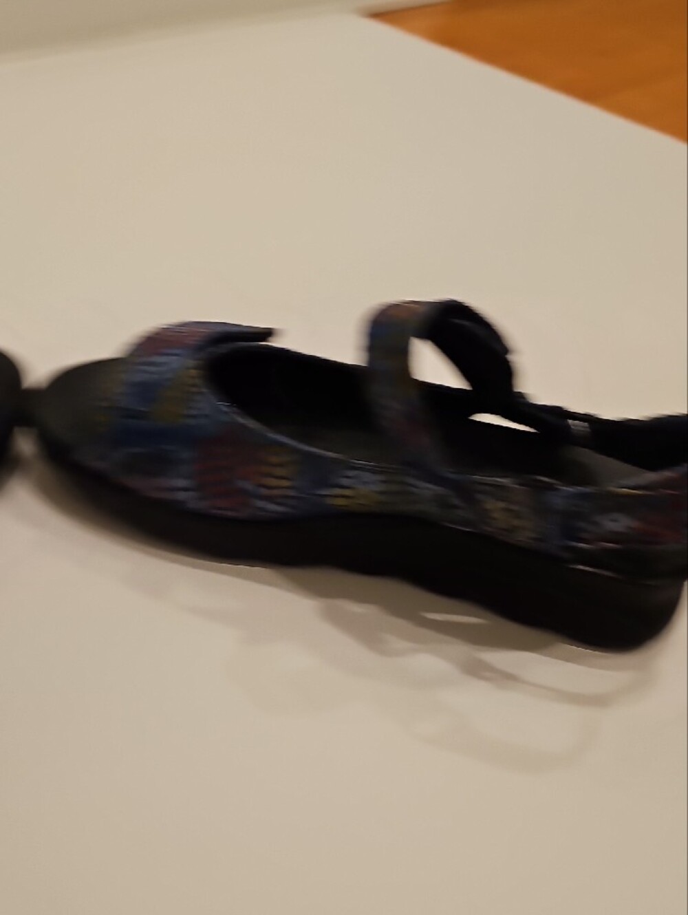 Wolky Jewel Fantasy Pichu Blue Multi-Color Snake-Print Adjustable Strap Sandals - Picture 7 of 9